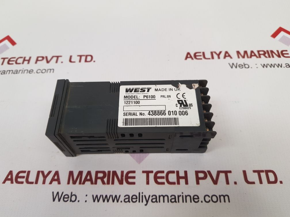 West p6100 temperature controller