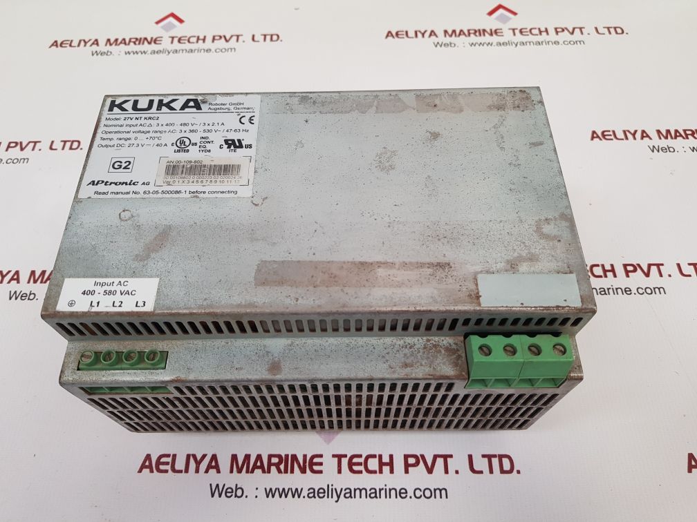 Kuka 27V Nt Krc2 Power Supply