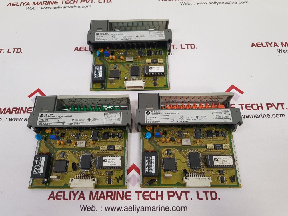Allen-bradley 1746-nt4 thermocouple/ mv input module ser.a