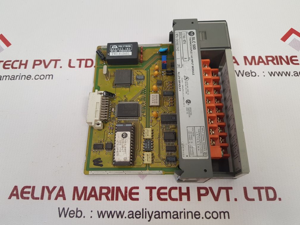 Allen-bradley 1746-nt4 thermocouple/ mv input module ser.a