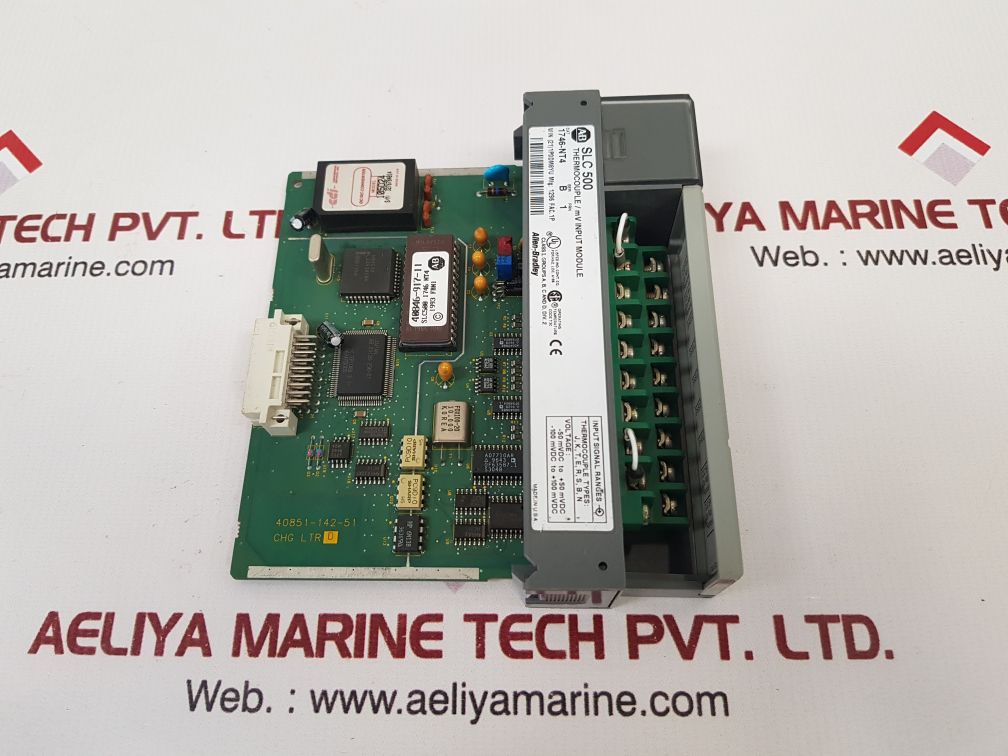 Allen-bradley 1746-nt4 Thermocouple/Mv Input Module Ser: B Frn: 1