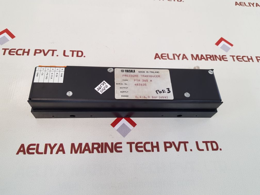 Vaisala pta 365 a pressure transducer