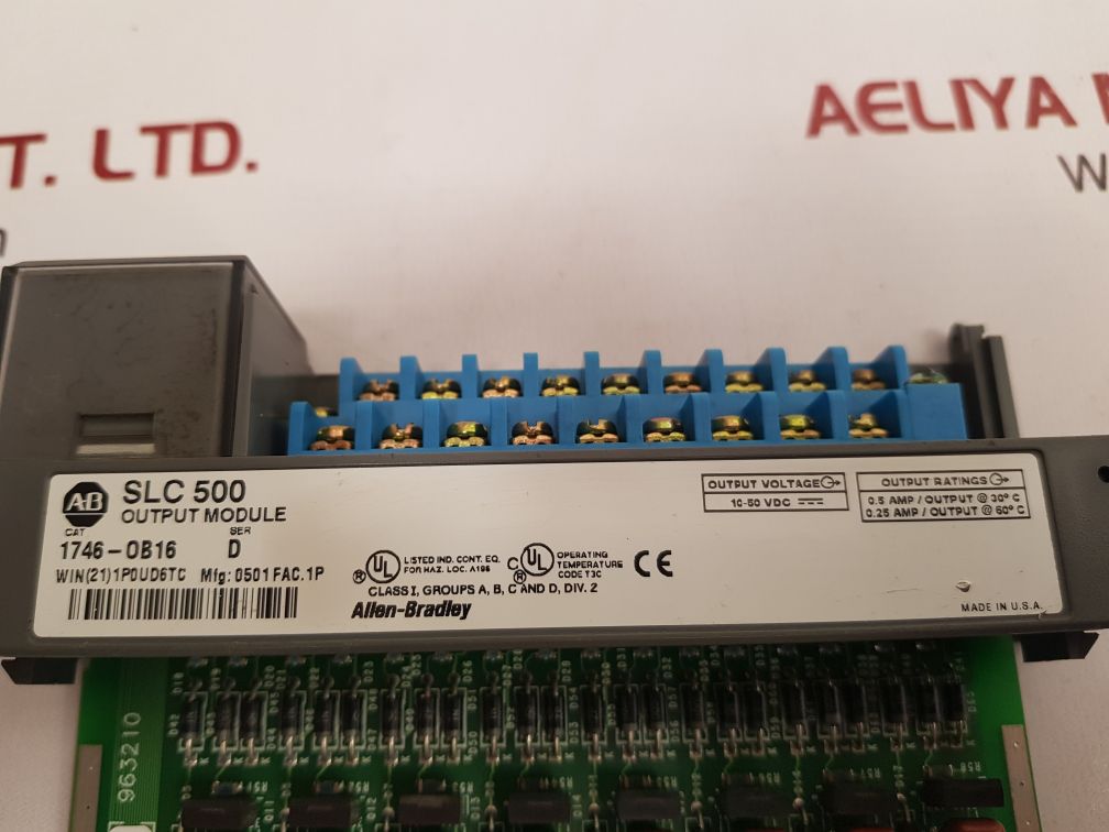 Allen-bradley 1746-ob16 ser.d output module Used