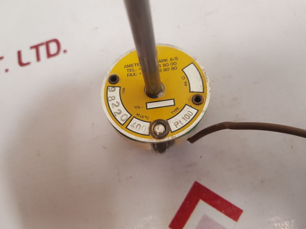 Ametek Pt 100 Temperature Sensor Shaft Used