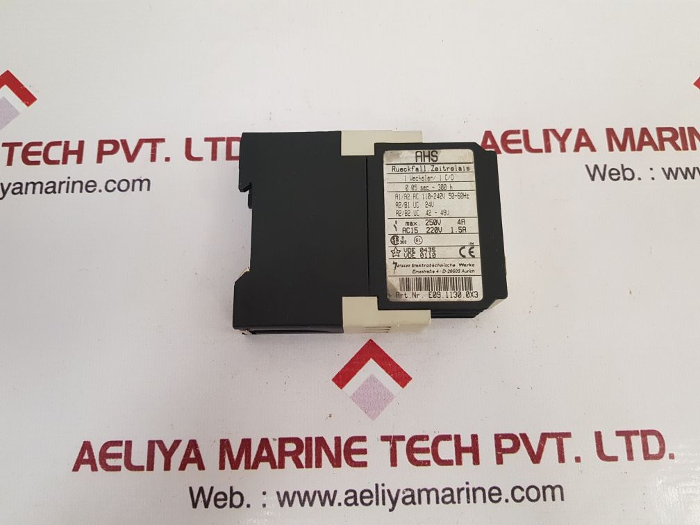 Janssen Ahs Time Relay E09.1130.0X3 0.05 Sec – 300 H