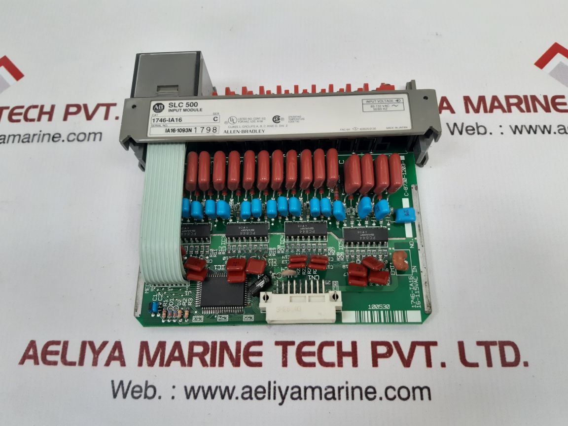 Allen-bradley 1746-ia16 Ser:C Input Module Used