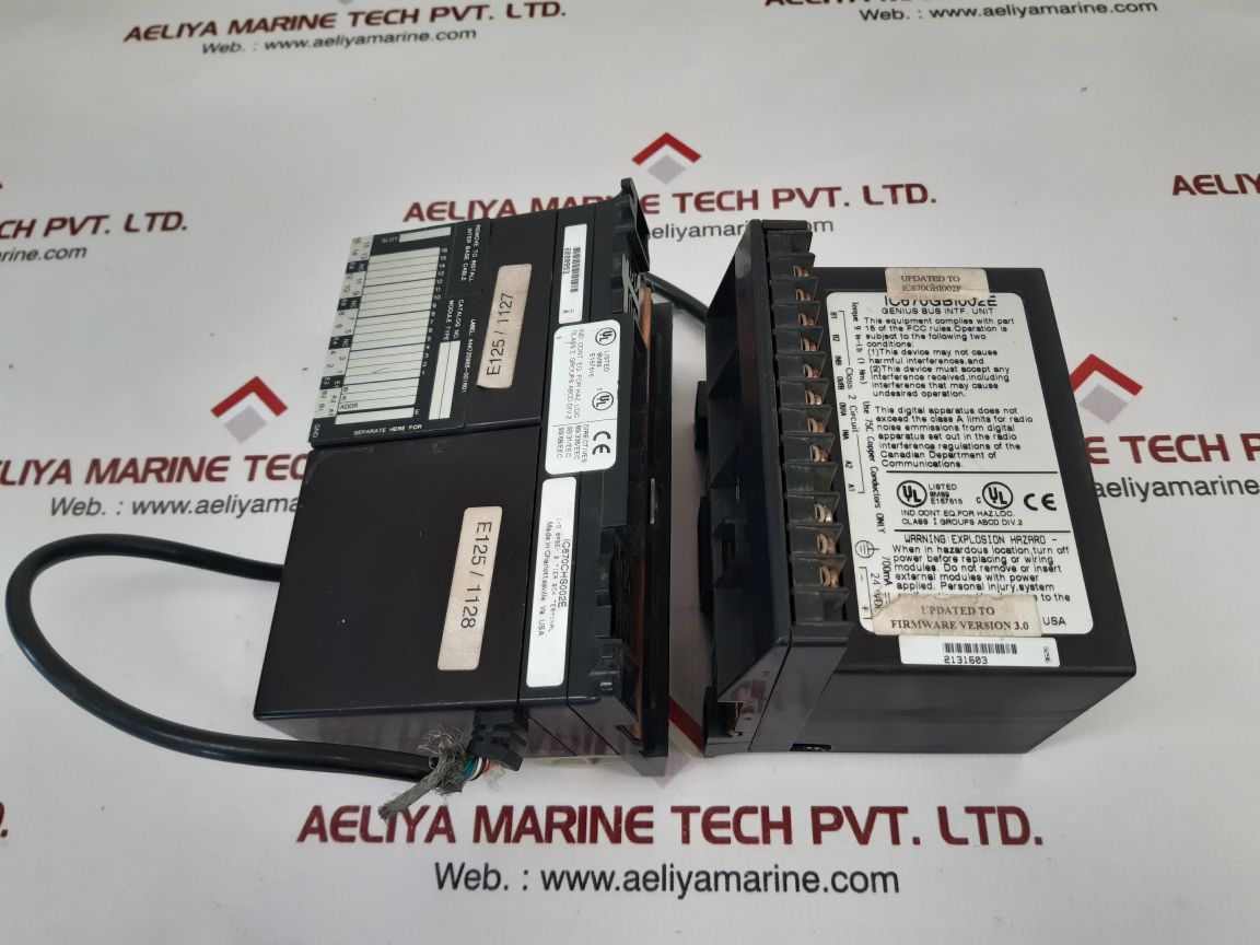 Ge Fanuc Ic670Chs002E Analog Module With Ic670Gb1002F Control System