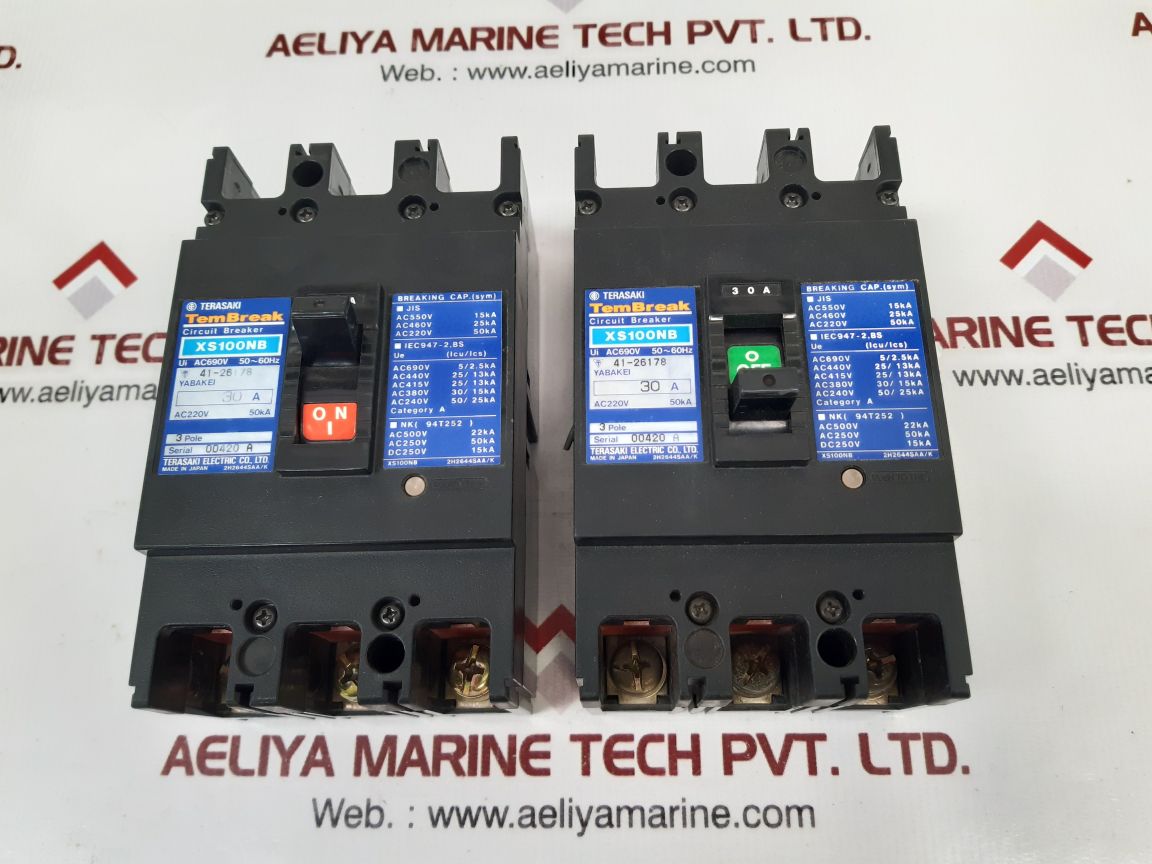 Terasaki Xs100Nb Tembreak Circuit Breaker 30A
