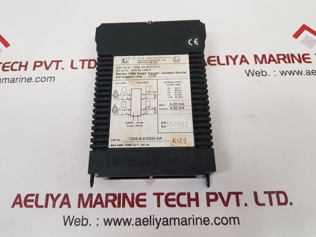 Elcon 1026-a-0-0242-aa smart transmitter isolated barrier