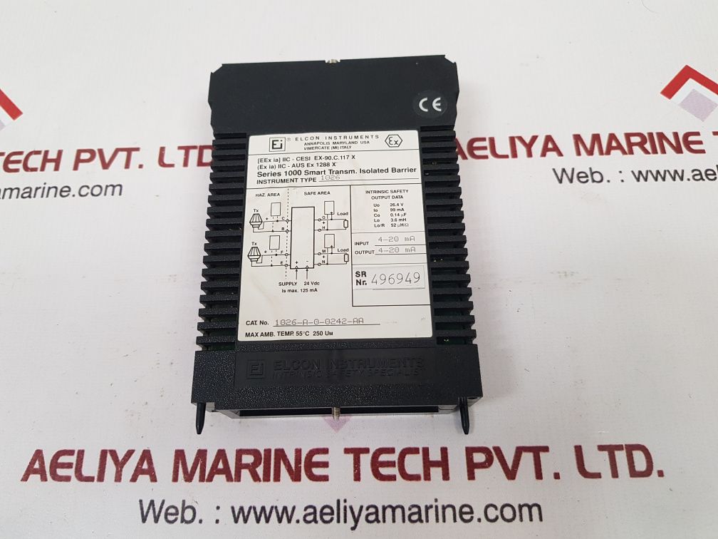 Elcon 1026-a-0-0242-aa smart transmitter isolated barrier