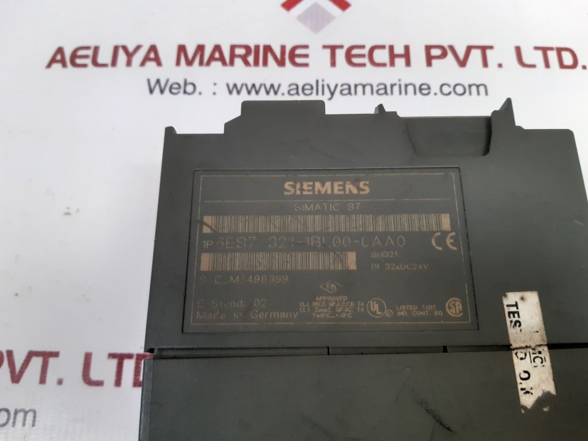 Siemens 6Es7 321-1Bl00-0Aa0 Digital Input Module