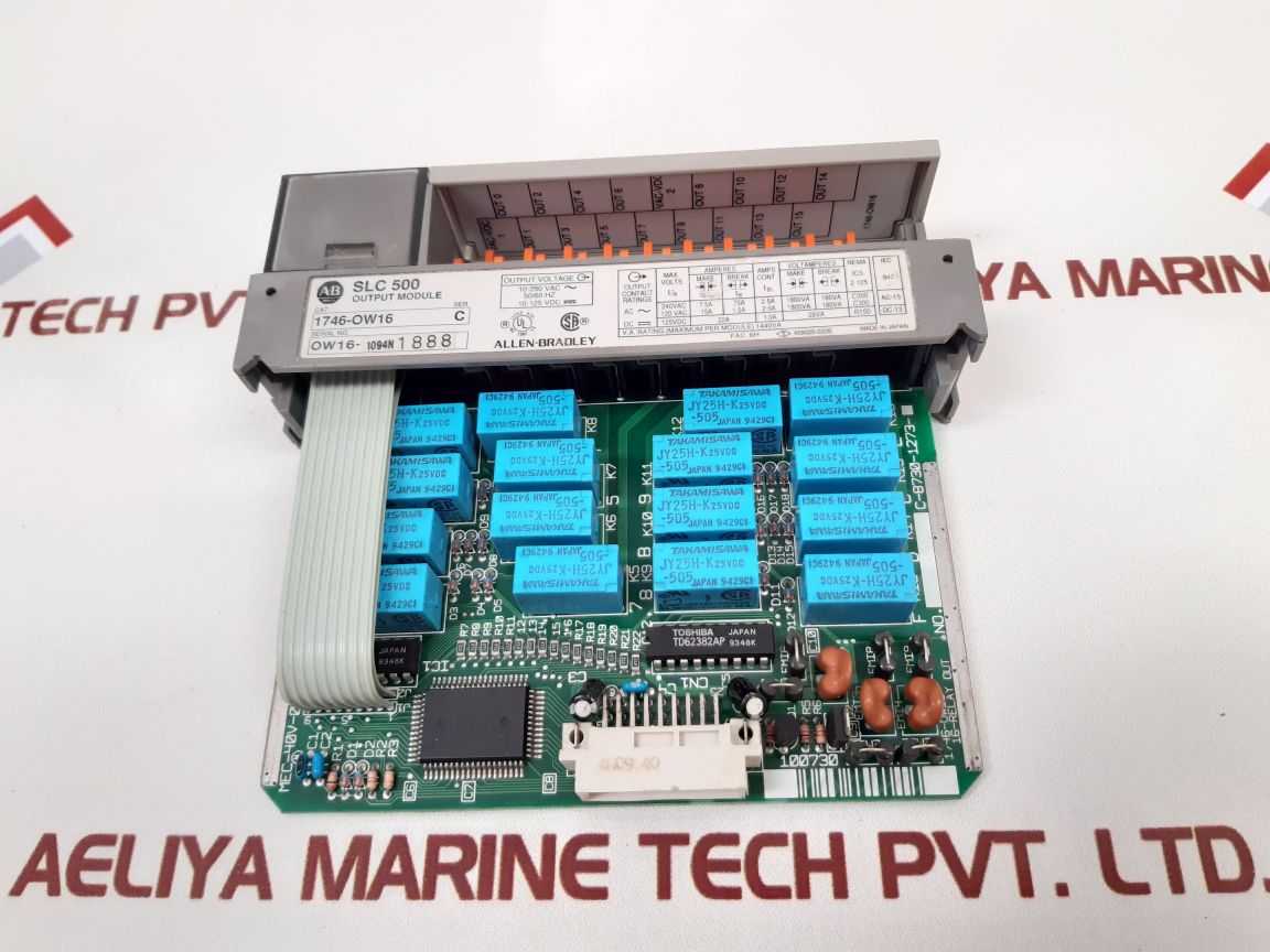 Allen-bradley 1746-ow16 Slc 500 Output Module Ser.C