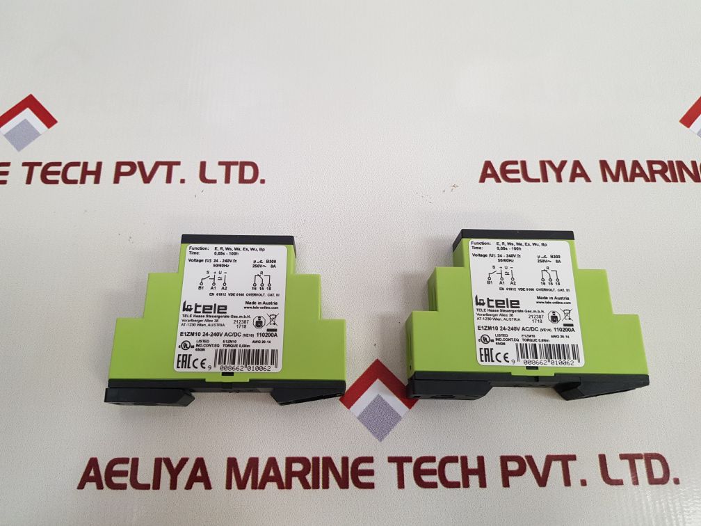 Tele E1Zm10 Dc Multi Function Timer Relay New