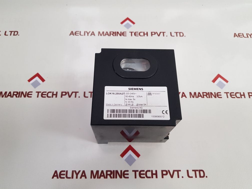 Siemens Lok16.250A27 Oli Burner Controller Used One