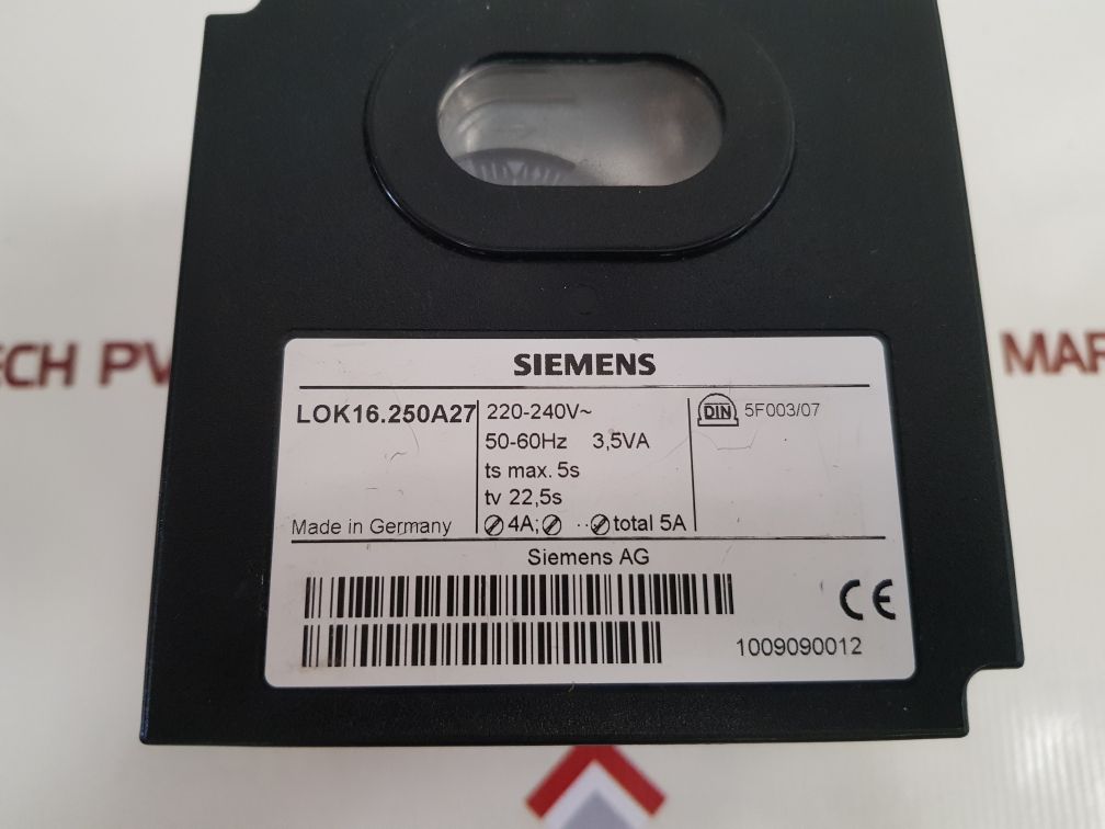 Siemens Lok16.250A27 Oli Burner Controller Used One