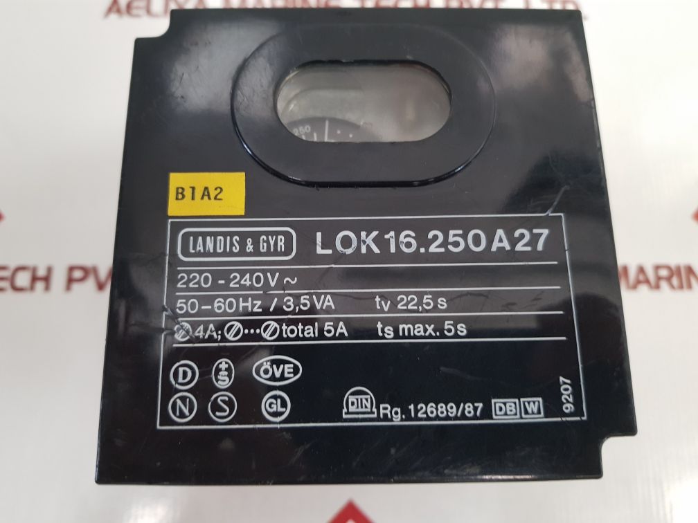 Landis & Gyr Lok16.250A27 Boiler Program Control Box For Oil Burner Controller