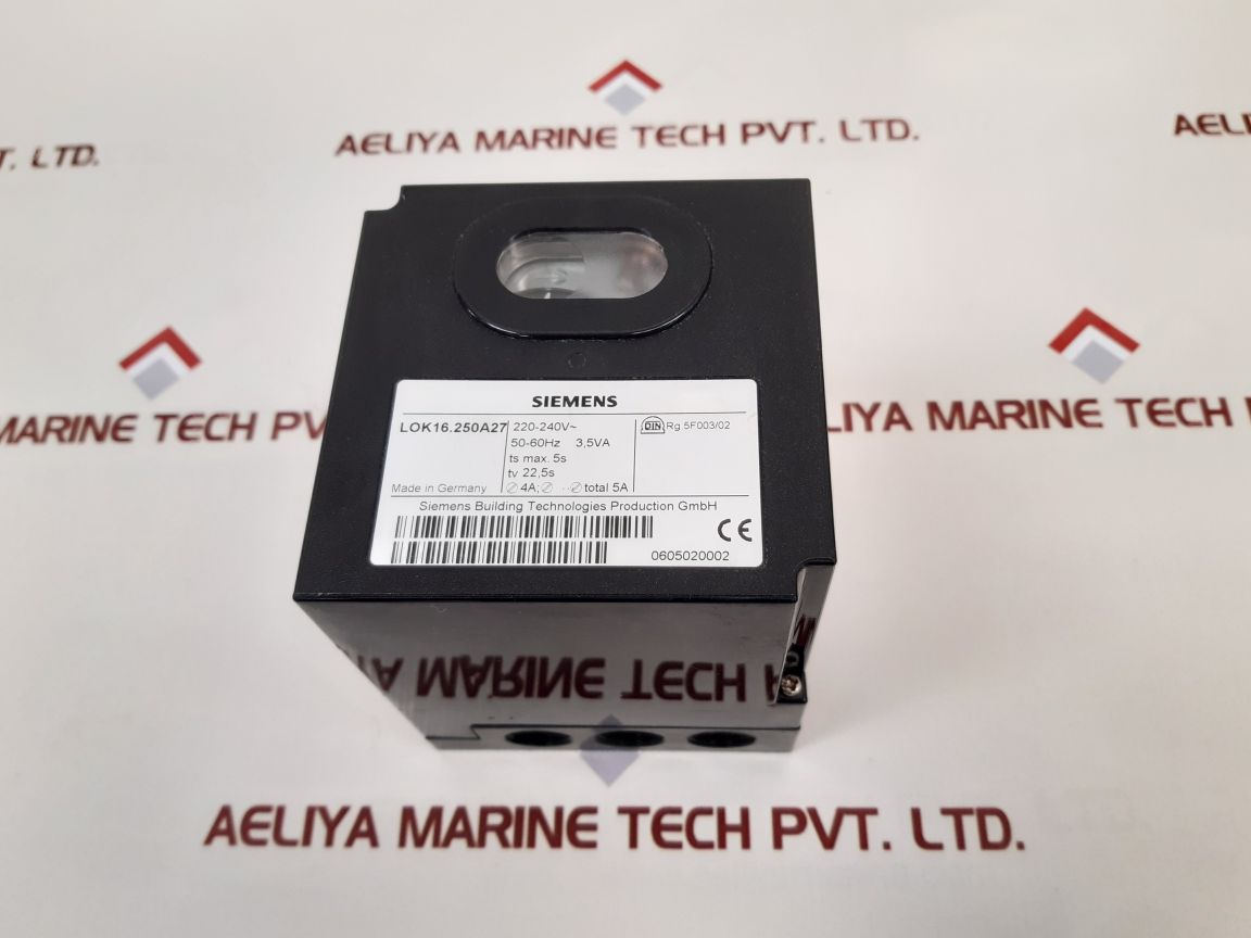 Siemens Lok16.250A27 Oil Burner Controller Used