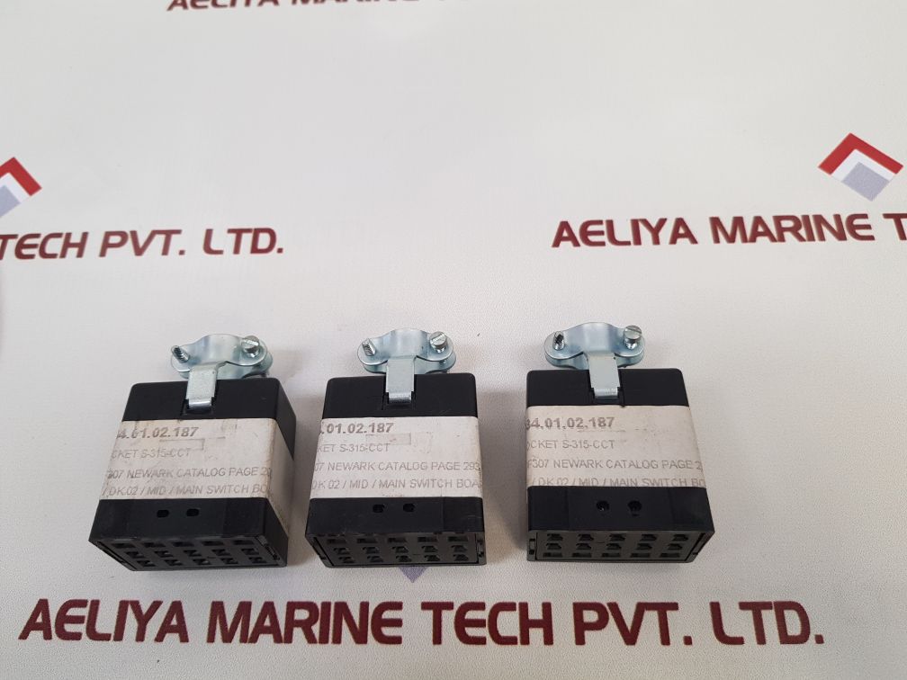 Set Of 3X Cinch S-315.Cct Industrial Socket