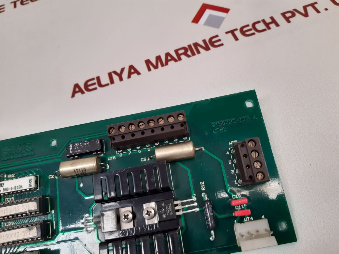 Saab Marine Dpb2 Pcb Card 9150023-172 Used