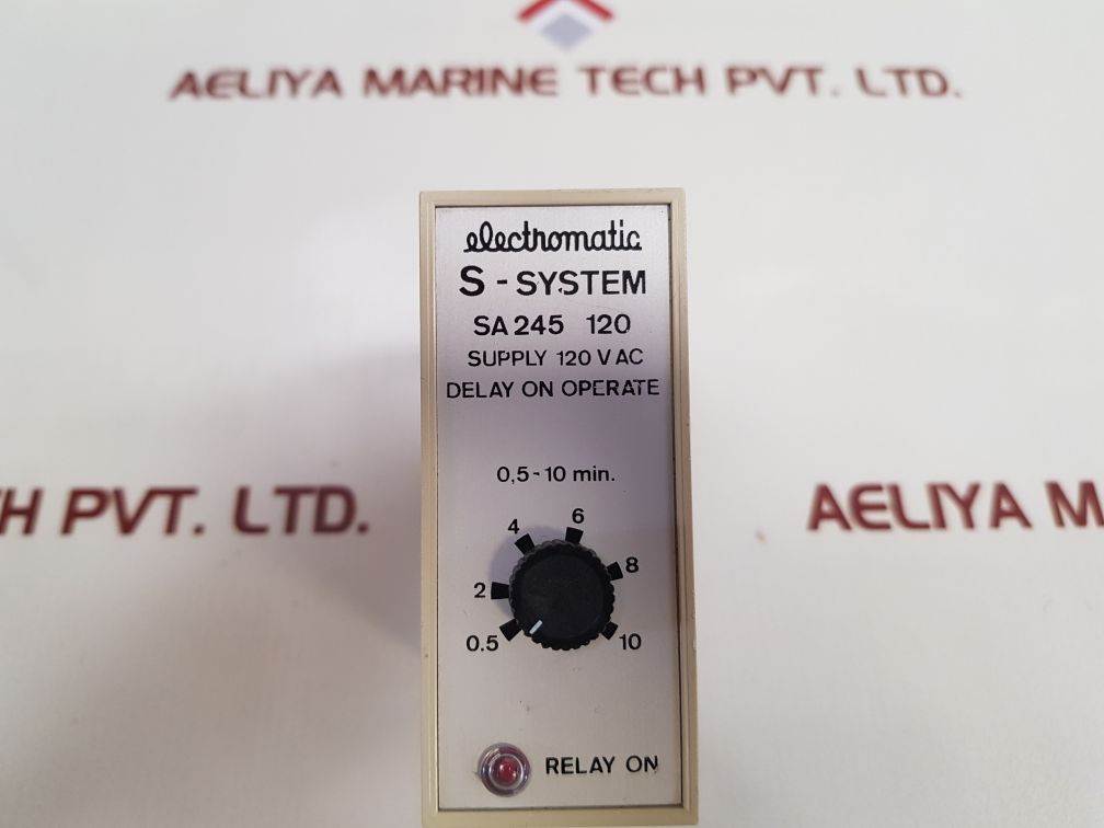 Electromatic Sa 245 120 S-system Delay On Operate 0,5-10 Min