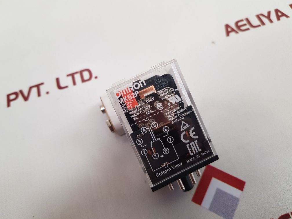 Set Of 5X Omron Mks2P Relay
