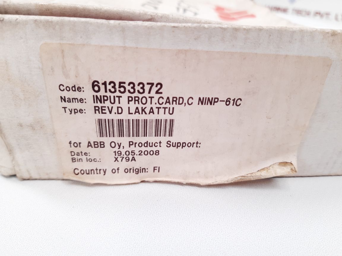 Abb Ninp-61 Power Supply 57619261E