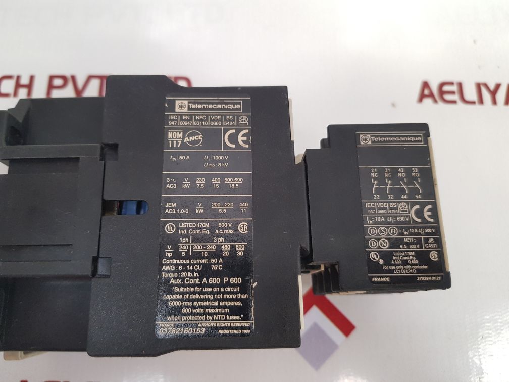 Telemecanique La1 Dn22 M Contactor