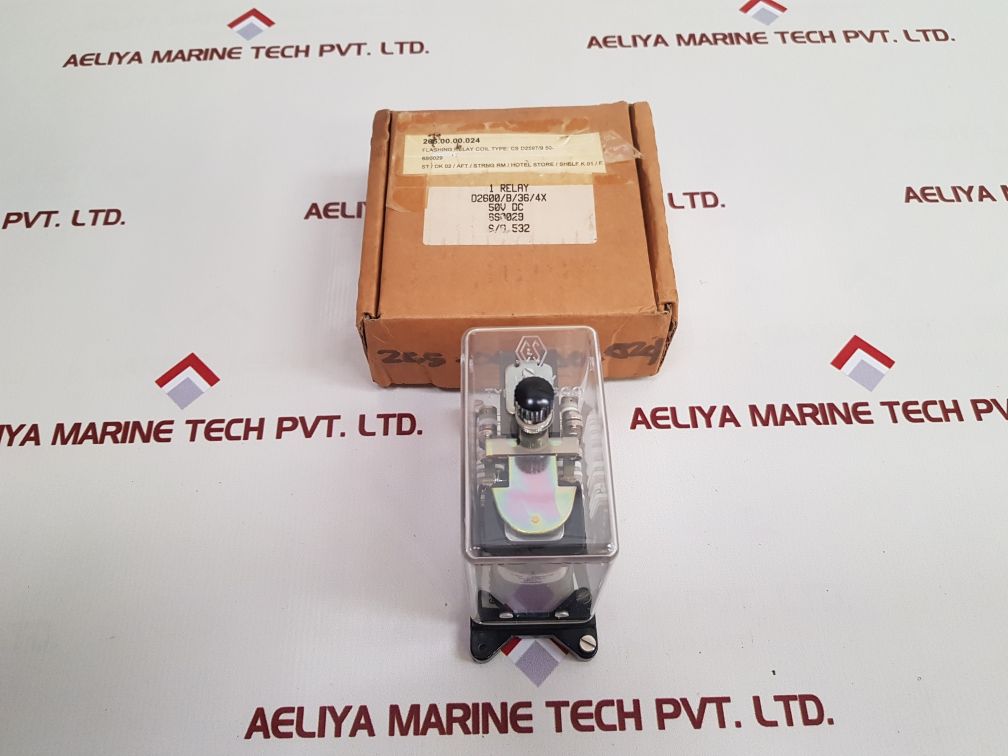 C & S Controls D 2600 Relay Coil D2600/B/36/4X