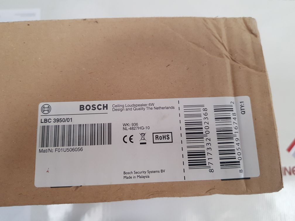 Bosch Lbc 3950/01 Ceiling Loudspeaker 6W