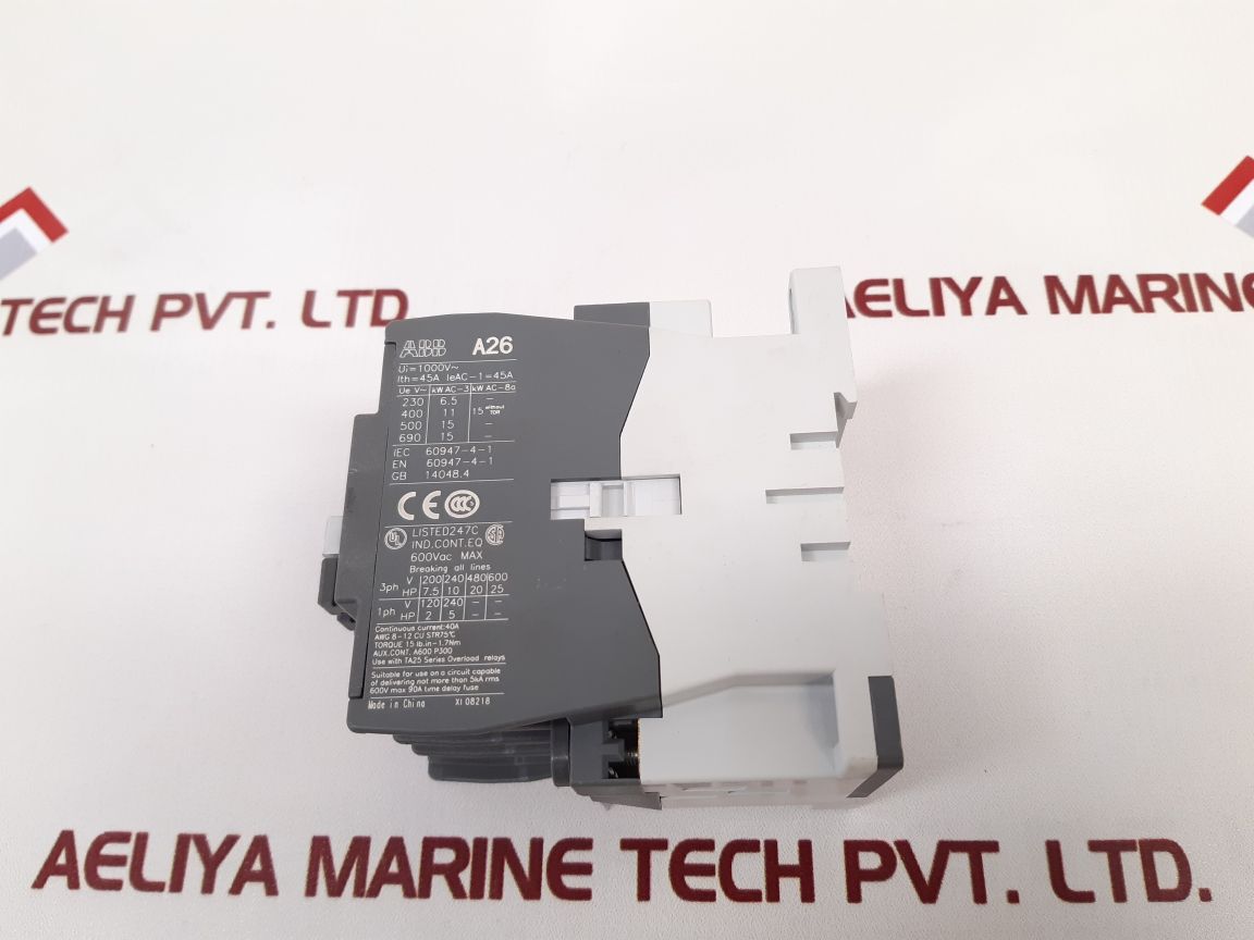 Abb A26-30-01 Contactor A26