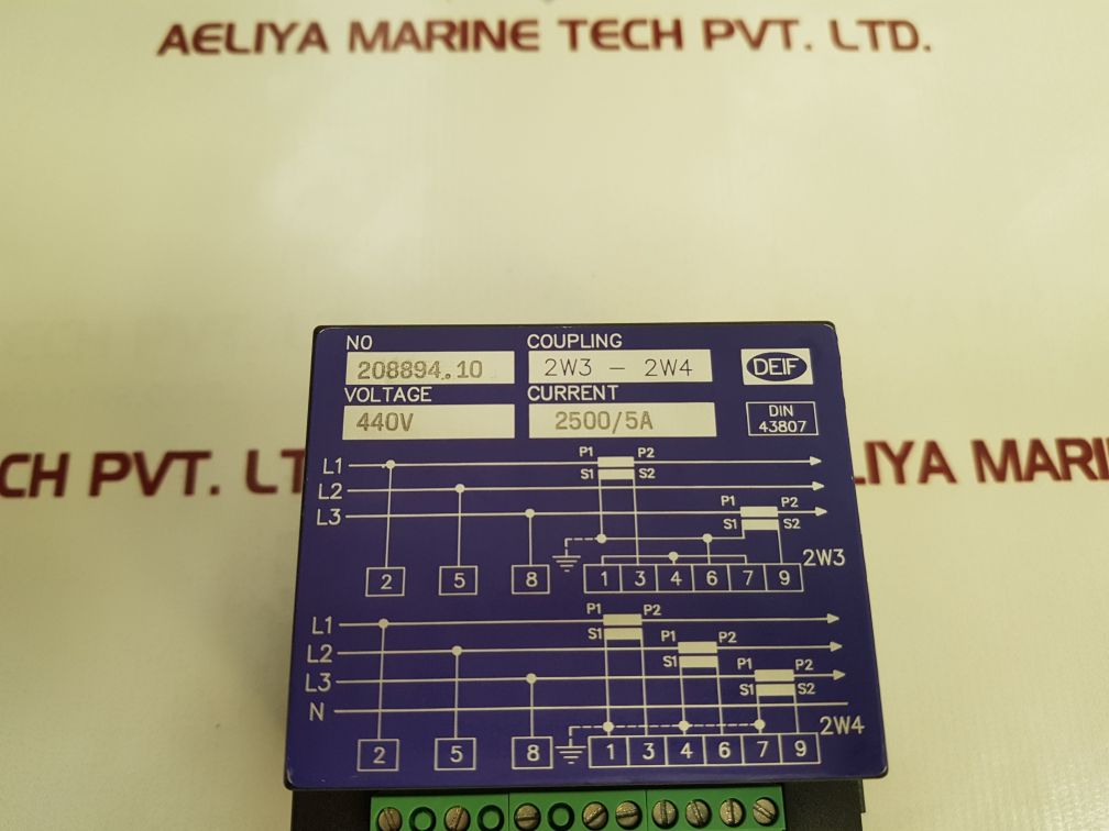 Deif 208894.10 Kw Meter
