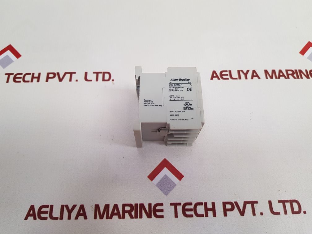 Allen-bradley 700-k40E-* Control Relay Ser:A