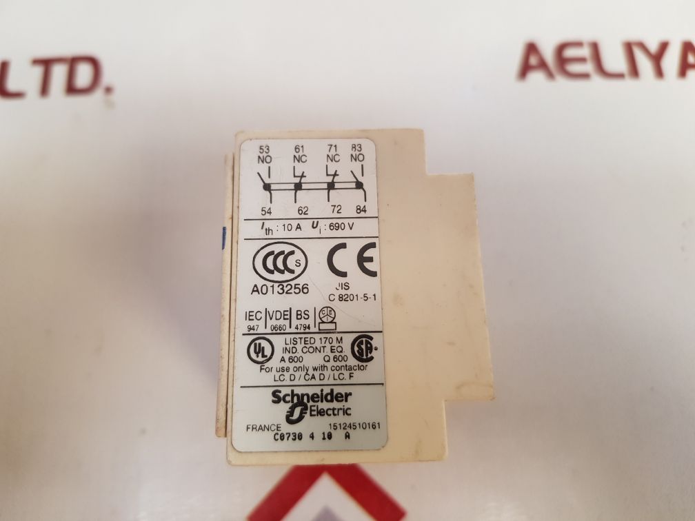 Telemecanique / Schneider Electric Ladn22 Auxiliary Contact Block La1Dn22