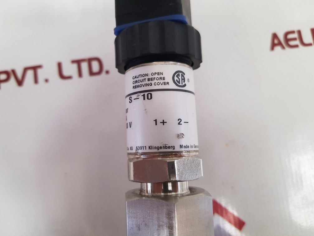 Wika/Benney S-10 Transmitter With 1/2" Npt 2205 254846