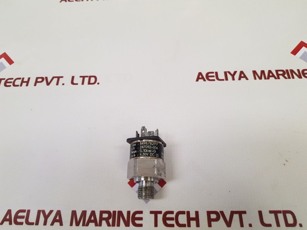 Trafag Sensor Ecos10.0A Transmitter 0...10 Bar-g