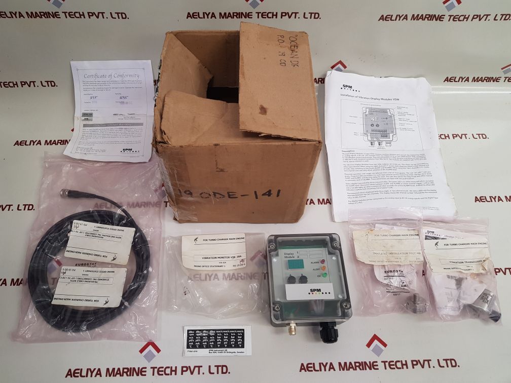 Spm Instrument Vdm-15A Vibration Monitor Vib 20A