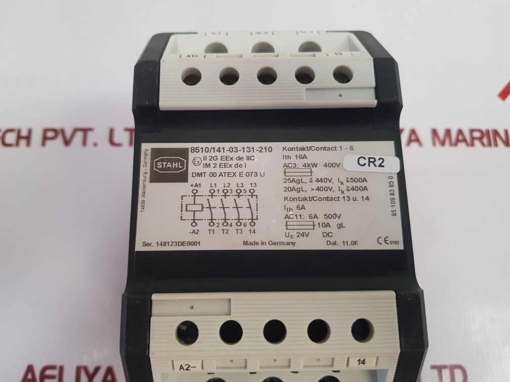 Stahl 8510/141-03-131-210 Contactor Motor