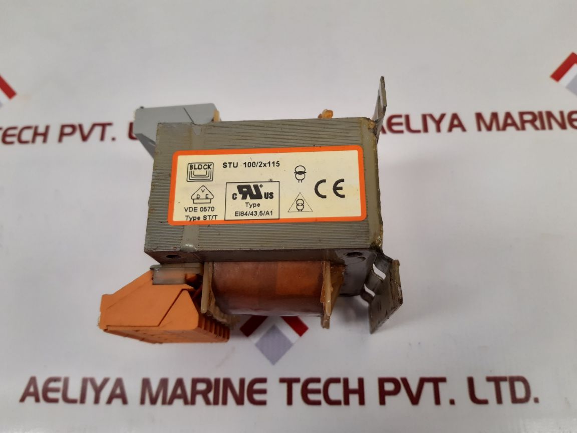 Block stu 100/2x115 transformer