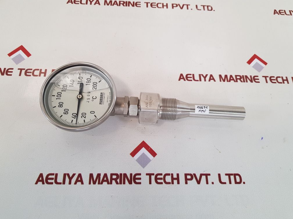 Rueger en13190 cl. 1 thermometer 0 to 200°c
