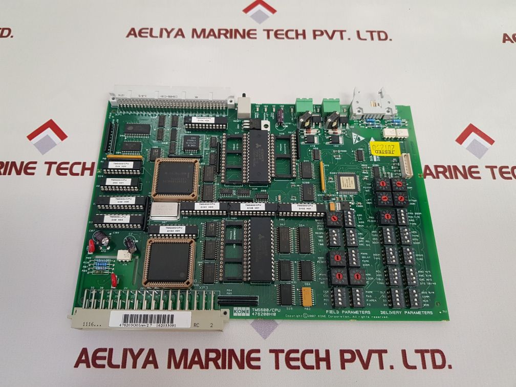Kone tms600/cpu pcb card 476203g01 rev 2.7