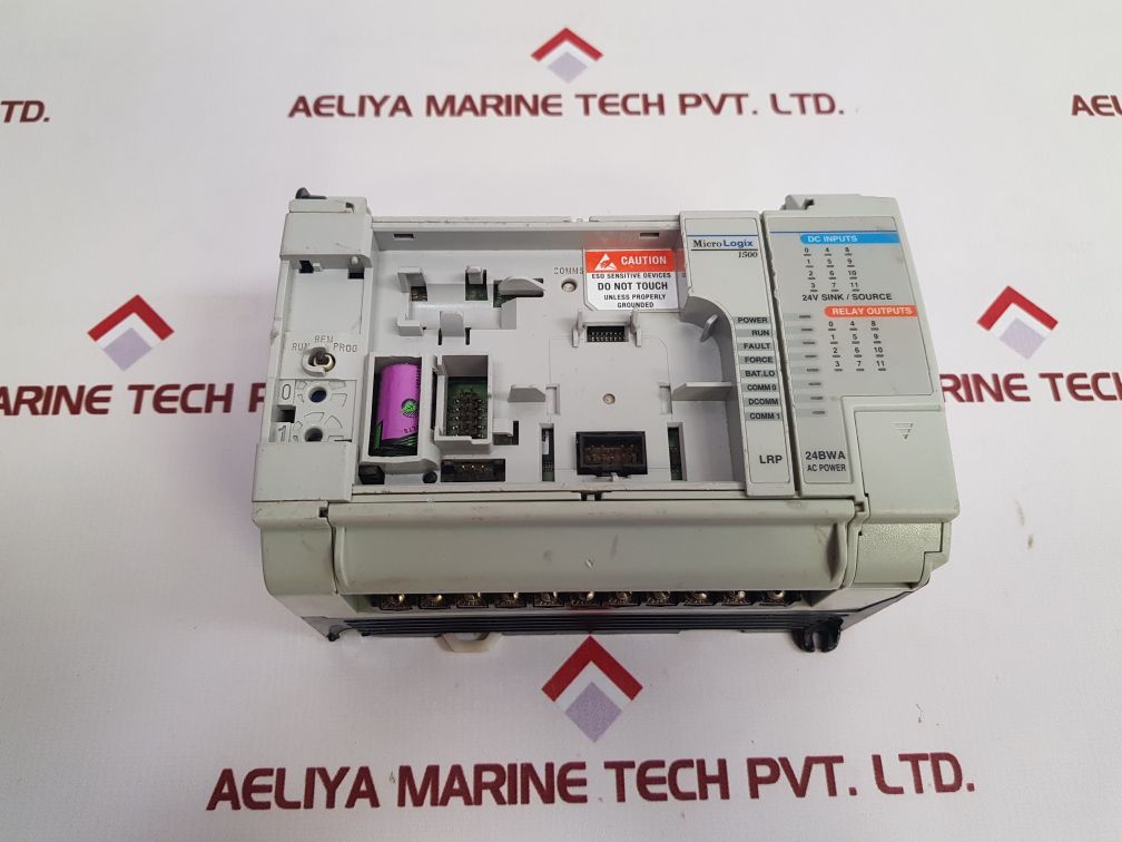 Allen-bradley 1764-24bwa micro logix 1500 base unit ser.b rev.a