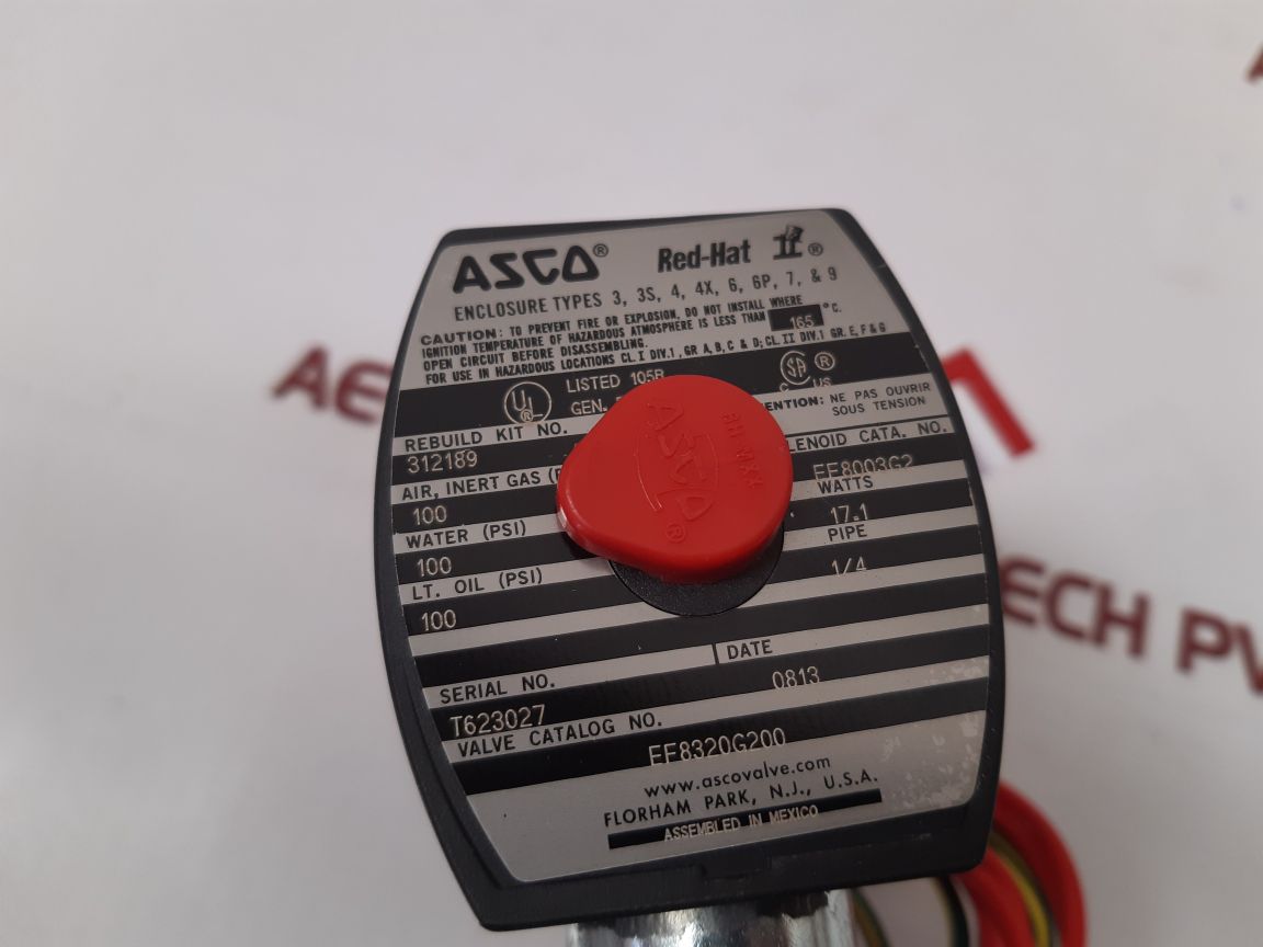 Asco ef8320g200 solenoid valve