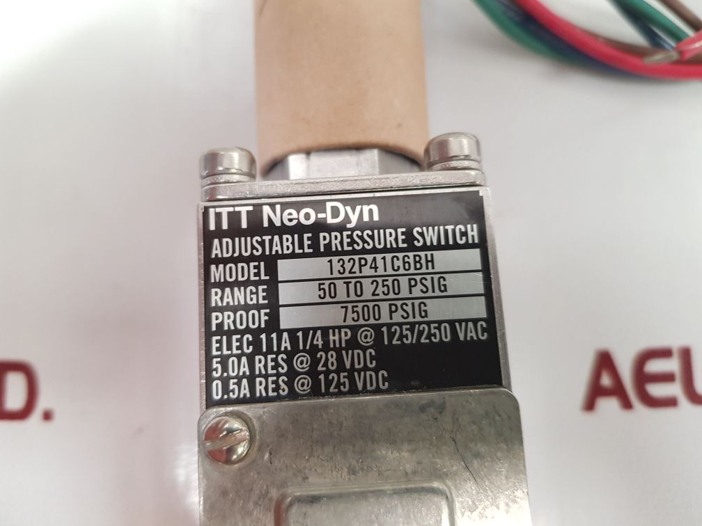 Itt Neo-dyn 132P41C6Bh Pressure Switch