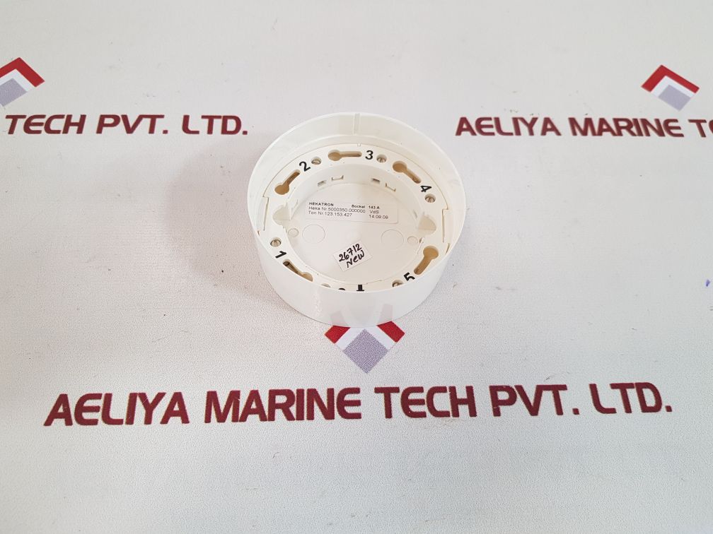 Set of 4x Hekatron 143a detector base 5000350.000000 vds