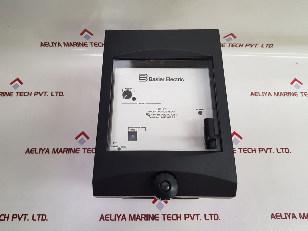 Basler be1-27 under voltage relay a3e c1j a0n5f