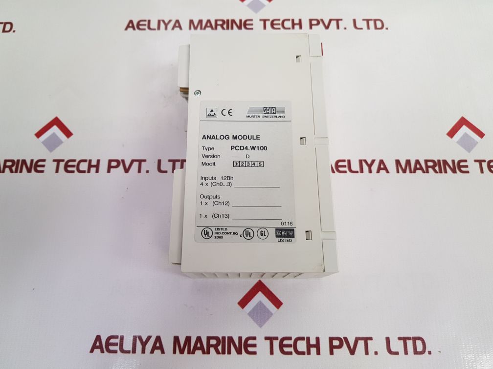 Saia-burgess Pcd4.W100 Analog Module