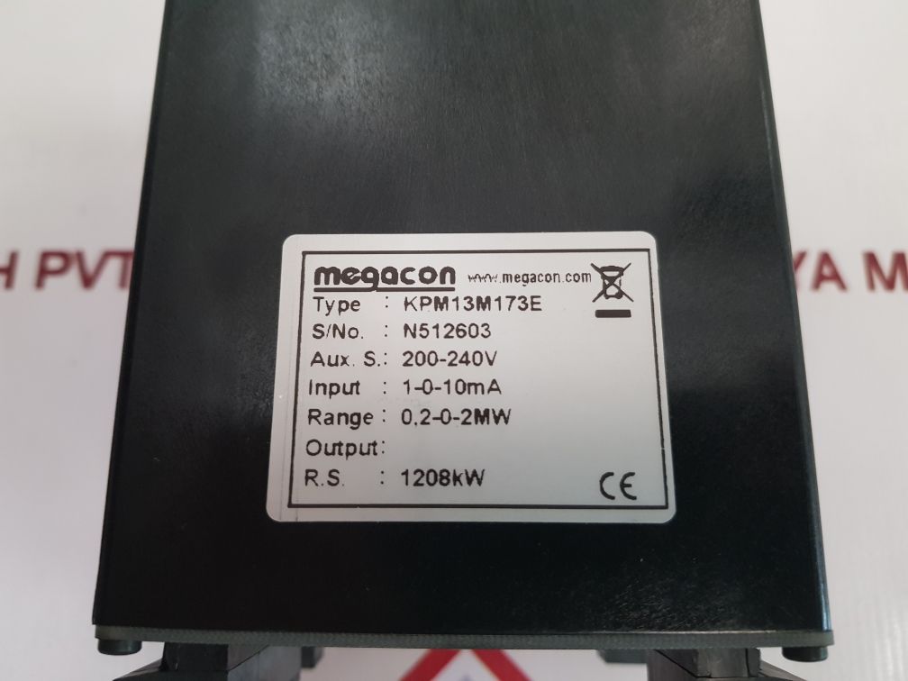 Megacon Kpm13M173E Analogue Guard/Level Controller 0.2-0-2 Mw