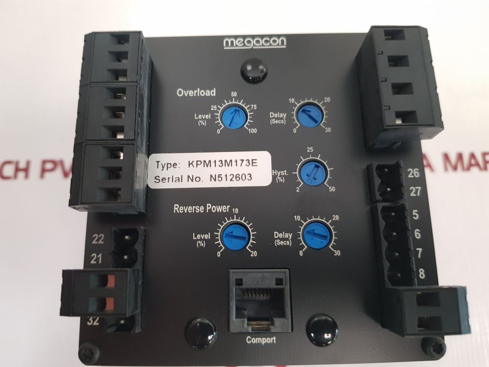 Megacon Kpm13M173E Analogue Guard/Level Controller 0.2-0-2 Mw