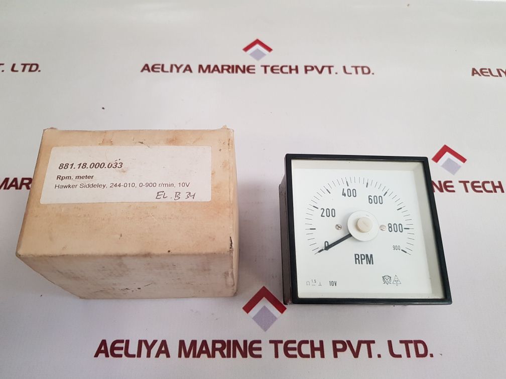 Hawker siddeley 10v rpm.meter 881.18.000.033