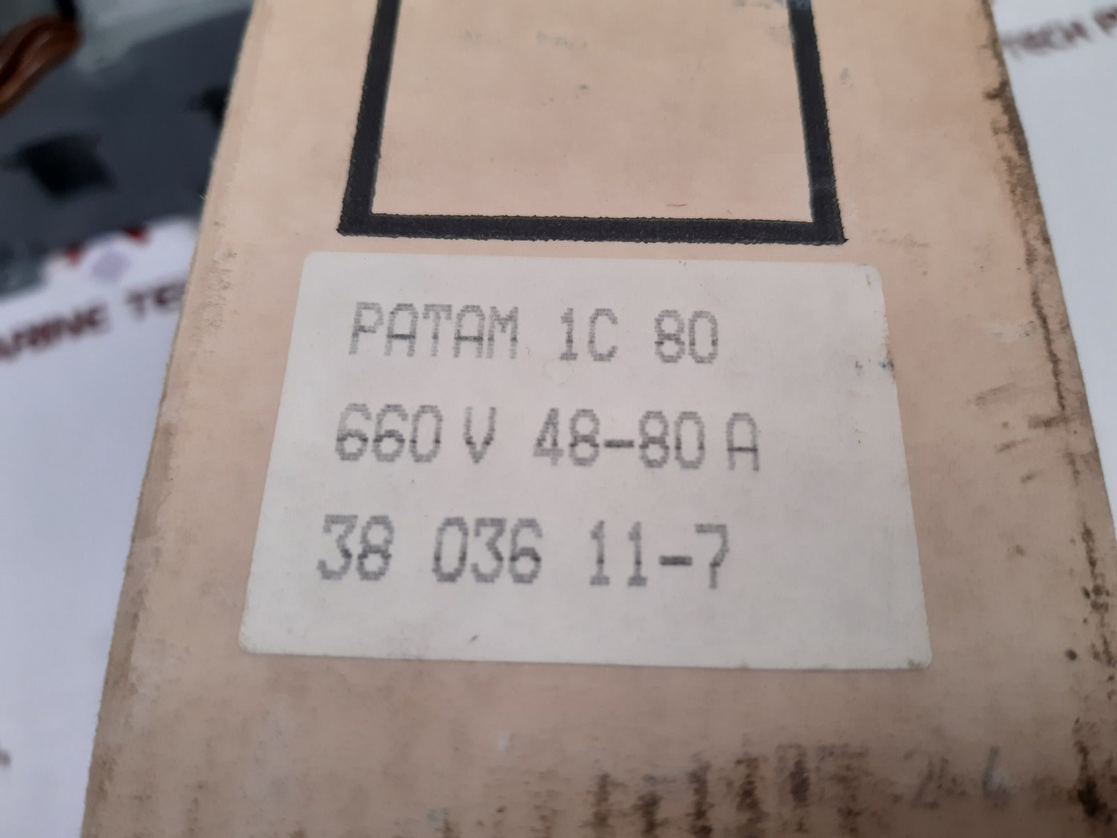 Stromberg Patam1C80 Overload Relay